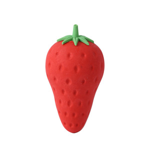 Gommes géantes en forme de fruits - Spéciales pour les élèves du primaire : Gommes carotte et fraise - Dessins animés créatifs et de grande valeur - Product Image 5