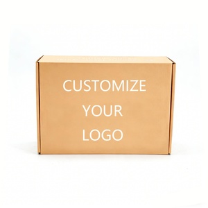 Eco-friendly Corrugated Mailing Box Paper Cardboard Box Airplane Box Easy Self-locking Folding Box Lower Cost Package - Product Image 3