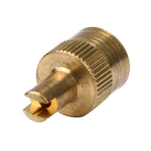 Bouchons de valve en cuivre à visser pour pneus de voiture, type américain, nickelés, jaune cuivre - Product Image 5
