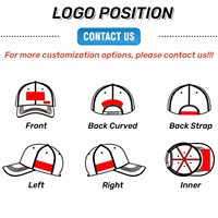 Casquette de camping personnalisée jaune fluo légère et perforée à 5 panneaux, respirante et à séchage rapide pour la course à pied
