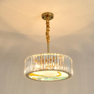 Lampes d'éclairage modernes Art déco Plafonnier rond décoratif pour chambre à coucher nordique et hôtel - Product Image 6