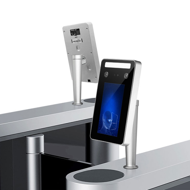 5 Inch WIFI Access Control Turnstile with Dynamic Face and Palm Vein Recognition Free Software Night Vision and Reset Features