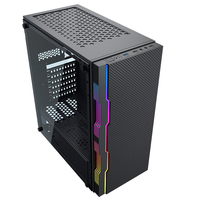Casing PC Gaming SAMA Fantastic ARGB Struktur ATX, Casing & Tower Komputer, Kabinet Komputer Desktop