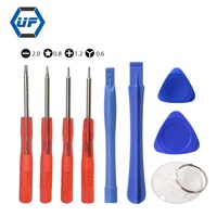 9 en 1 Outil de démontage Ouverture Pry Bar Outils de réparation de téléphone portable Smartphone Tournevis Ouverture Pry Set Outils à main pour iPhone