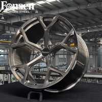 Jantes forgées monobloc FONSEN en alliage d'aluminium 6061T6, finition polie multi-rayons, jantes personnalisées pour Panamera Audi BMW