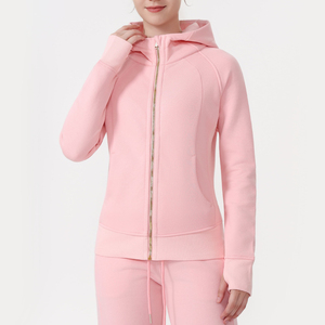 USA Warehouse Women's Lightweight Yoga Hoodie Windproof Moisture Wicking Quick Dry Slim Fit Workout Gym Sports Sweatshirt - Product Image 5