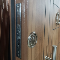 TECHTOP Porte extérieure blindée turque pour la maison Entrée principale Porte métallique en acier inoxydable Autre porte de sécurité