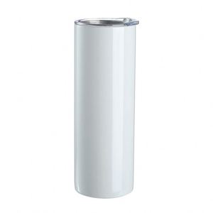 Vaso Térmico de Acero Inoxidable 304 de 30 oz para Sublimación, Recto, con Aislamiento Térmico para Bebidas Frías, con Pajita, para Automóvil - Product Image 1