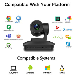 กล้องประชุม 4K Auto Tracking PTZ ควบคุมด้วยท่าทาง พร้อมลำโพง 4 ตัวในตัว สำหรับห้องประชุม วิดีโอคอนเฟอเรนซ์ MC208H 4K - Product Image 6