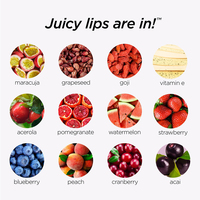 Acide hyaluronique sans cruauté 10 + Superfruits hydratant lèvres repulpant baume à lèvres de marque privée