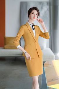 Blazer <span class=keywords><strong>Formal</strong></span> negro para mujer, vestidos de fiesta de talla grande, traje de falda larga para mujer - Product Image 2