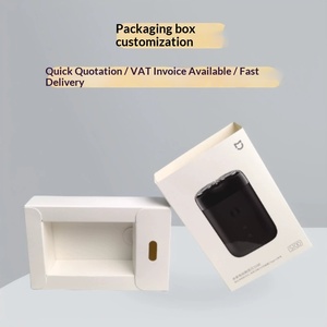 Custom foldable drawer box for electric shavers, white cardstock <b>packaging</b> with full color <b>printing</b> and design <b>services</b> - Product Image 4