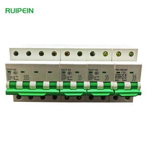 Disjoncteurs miniatures RUIPEIN DZ47-63A 4P 6 kA 1P/2P/3P/4P Courbe C unipolaire Pièces industrielles en cuivre - Product Image 6