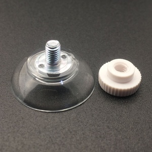 Ventouse en plastique transparent 20-50mm, ventouse à tête de <span class=keywords><strong>champignon</strong></span>, crochets à ventouse forte pour suspendre noël - Product Image 4