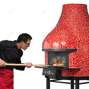 Italy Commercial Electric <strong>Food</strong> Pizza Kiln Oven Single Desktop <strong>Standing</strong> Electric Round Oven Pizza 600C Chain Pizza Store Use - Product Image 3