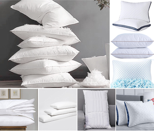 Usine <span class=keywords><strong>oreiller</strong></span> en duvet <span class=keywords><strong>d</strong></span>'<span class=keywords><strong>oie</strong></span> blanche intérieur avec housse en coton remplissage <span class=keywords><strong>plume</strong></span> <span class=keywords><strong>oreiller</strong></span> noyau lit dormir blanc hôtel <span class=keywords><strong>oreiller</strong></span> - Product Image 1