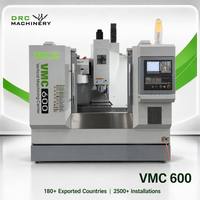Centre d'usinage vertical haute précision VMC600 robuste avec broche BT40, système Fanuc, machine de fraisage CNC pour métaux