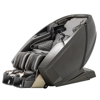 Silla de Masaje Shiatsu Eléctrica de Lujo 4D Plegable y Portátil C80 PLUS 2025 Zero Gravity con Riel SL 5D