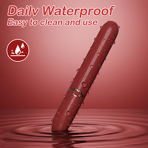 เครื่องสั่นรูปลิปสติกสีแดงสำหรับผู้หญิง ขนาดเล็กพกพาสะดวก <span class=keywords><strong>นวด</strong></span>กระตุ้นด้วยแรงสั่นสะเทือนทรงพลัง เงียบ กันน้ำ ชาร์จผ่าน USB ของเล่นผู้ใหญ่ - Product Image 6