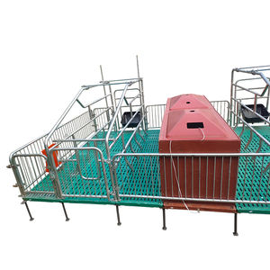 Peralatan Perawatan Anak Babi yang Dibesarkan di Peternakan, Kandang Babi dari Besi Cor dan Plastik, Meja Obstetri, Palet Baja Tahan Karat - Dikemas untuk Hewan - Product Image 1