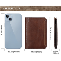 Porte-passeport en cuir véritable anti-RFID, plusieurs emplacements pour cartes, portefeuille de voyage vintage en cuir de vachette avec fermeture magnétique