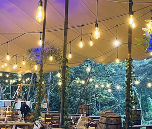 Kích Thước Lớn Ngoài Trời Sang Trọng Bên Bedouin Tent Nhà Máy Giá Đàn Hồi 400gsm Bốn Cách Vải Đàn Hồi - Product Image 2