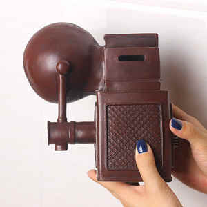 Artesanías de resina Radio Violín Decoración creativa para sala de estar Estudio Oficina y entrada - Product Image 4