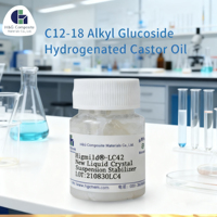 Alkyl Glucoside C12-18 et Huile de Ricin Hydrogénée 25,0-35% de Matière Solide pH 4,0-8,0 Produits Chimiques Cosmétiques et Capillaires