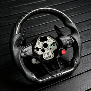 Volante de Fibra de Carbono y Cuero Personalizable a <span class=keywords><strong>Precio</strong></span> de Fábrica, Accesorios para Automóviles VW <span class=keywords><strong>Golf</strong></span> R 5 6 7 MK5 MK6 MK7 <span class=keywords><strong>Gti</strong></span> Passat CC - Product Image 6