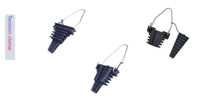 Abrazadera de tensión para cable ABC DCR-2, abrazadera de anclaje aislada de 1kV 4-25mm², abrazadera de tensión de plástico para línea eléctrica aérea - Product Image 5