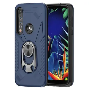 Wholesale 360 Full Cover Beer Driver Ring Holder Kickstand Phone Case Beer Bottle Opener For Motorola MOTO G8 PLUS/PLAY