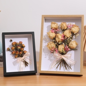 กรอบรูป A4สามมิติแบบกลวงทำด้วยมือแบบ DIY ขนาด6นิ้วแบบติดผนังป้ายไม้กล่องไม้ติดผนัง - Product Image 1