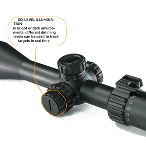 กล้องเล็ง BANGBANG 6-24x50FFP ขนาดหลอด 30 มม. สำหรับล่าสัตว์ ระยะไกล กันน้ำ กันฝ้า กันกระแทก เหมาะสำหรับสังเกตสัตว์ป่า - Product Image 6
