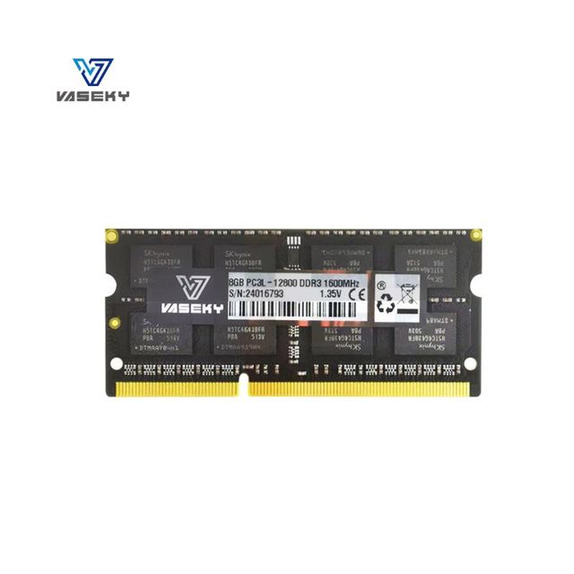 Vaseky 8Gb PC3L DDR3 RAMs 8GB 1600MHz 12800S 2400MHZ PC3L-11-13-F3 SODIMM 204PIN Laptop Memory