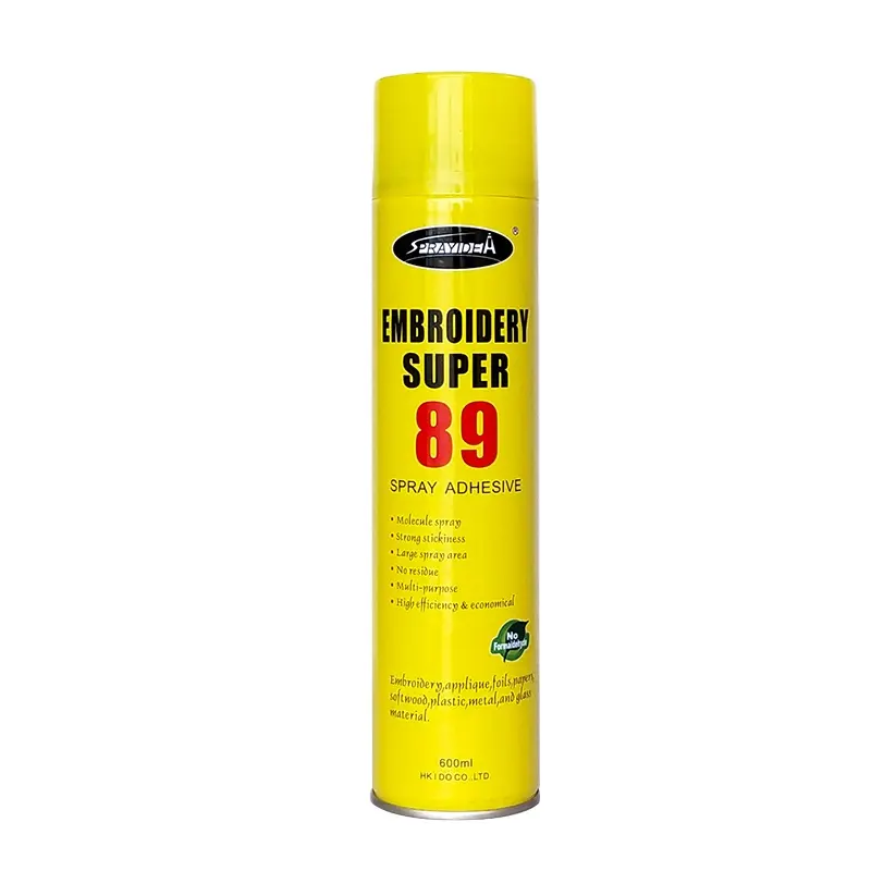 Fabrikant Spraylijmvoeding Sprayidea 89 Tijdelijke Spraylijm Voor Borduurwerk Wit Iso Stof Lijmmengsel 2 Jaar