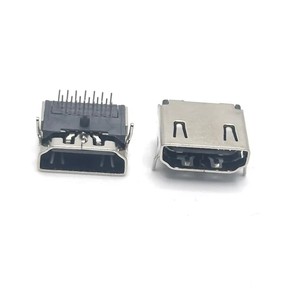 <span class=keywords><strong>Prise</strong></span> <span class=keywords><strong>HDMI</strong></span> trois rangées de broches <span class=keywords><strong>HDMI</strong></span> 90 degrés broche d'interface femelle connecteur 19 broches - Product Image 5