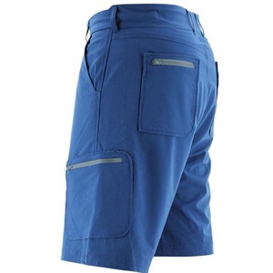 Pantalones Cortos de Pesca para Hombre, Talla Grande, con su Logotipo, de Alta Calidad, en Azul Grisáceo y Caqui, para Deportes al Aire Libre - Product Image 4