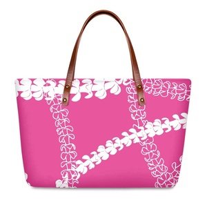Bolso de poliéster con patrón de Puakenikeni para mujer, bolso de mano con estilo POD para chica universitaria - Product Image 3