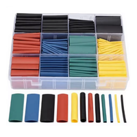 328/530 pièces de gaines thermorétractables en PVC basse tension, isolantes, ignifuges, pour usage domestique et bricolage électrique
