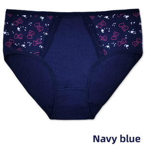 Culottes en coton taille moyenne pour femmes, respirantes et anti-transparence, <span class=keywords><strong>sous</strong></span>-vêtements à motifs géométriques et thème <span class=keywords><strong>couple</strong></span>, S-XXL - Product Image 4