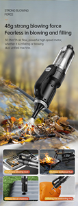 3-en-1 Ultra Long Runtime Silent Blow-Suction Vacuu integrado portátil multiusos Car Home carga a la Hora de Carga ABS Color negro - Product Image 6