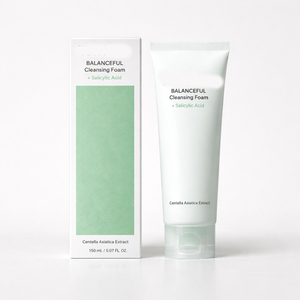 Korean Vegan Cica Cleansing Cream for Sensitive Skin with BHA & PHA Deep Cleansing Pore Care Redness Relief & <b>Clear</b> Skin Texture - Product Image 1