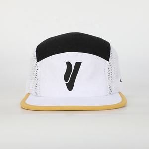 BSci कस्टम डिजाइन कढ़ाई लोगो मुद्रण 5 पैनल शिविर कैप, स्पोर्ट्स रनिंग कैमपर टोपी, हल्के आउटडोर कैंपिंग कैप - Product Image 2