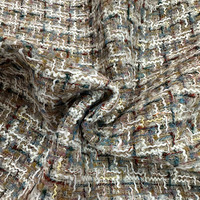 Nouvelle Tendance 2026 : Tissu Tweed Fantaisie Italien Style Petite Fragrance pour Manteau