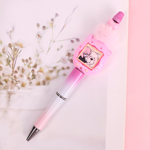 Penna Shaker Personalizzata in Plastica Acrilica, Cancelleria Kawaii, Penna a Sfera con Inchiostro Nero, Regalo Unico per Lei, Planner - Product Image 5