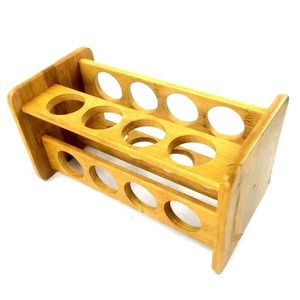 Factory Bamboo Rack Kitchen Bamboo Spice Rack <strong>Tabletop</strong> <strong>Storage</strong> 4 Tier 16 Jar Revolving Spice Rack - Product Image 6