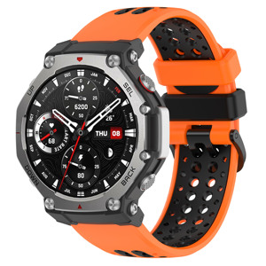 สายนาฬิกาซิลิโคนแบบสองสีขนาด 22 มม. ใช้ได้<span class=keywords><strong>ก</strong></span>ับสายรัด Amazfit T-Rex 2 / T-Rex 3 - Product Image 2
