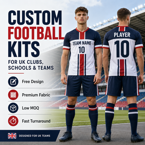 Équipement de football personnalisé pour les clubs et les écoles |   Maillots, shorts et chaussettes d'équipe personnalisés |   Commandes à faible minimum - Product Image 1