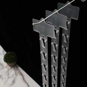Transparent Plastic Hanging Display <b>Clip</b> for Supermarket Merchandising Convenient Storage Solution - Product Image 6