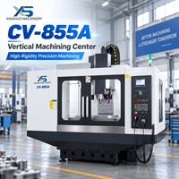 Centre d'usinage CNC 3 axes VMC CV-855A, commande FANUC, BT40, 12000 tr/min, charge de table 600 kg, usinage intensif